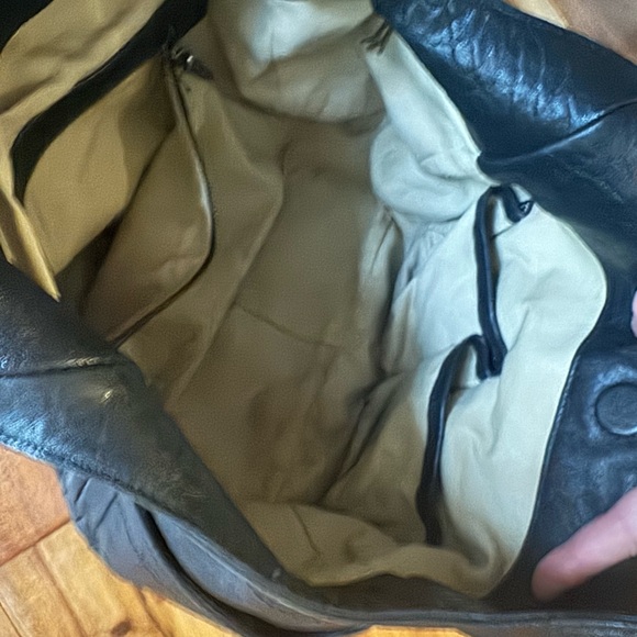 Tory Burch Louisa Tote, black, GUC - Picture 3 of 5